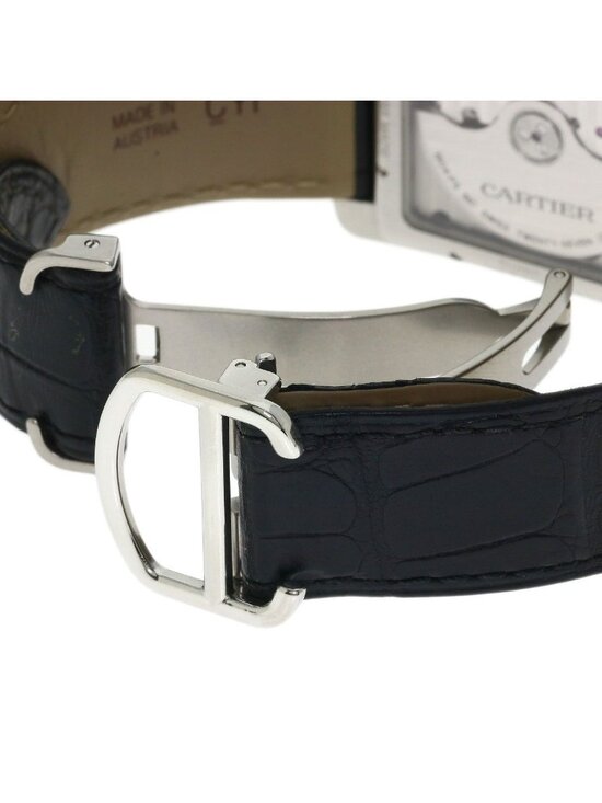 Cartier Tank MC LM Watch SS Leather main image 10